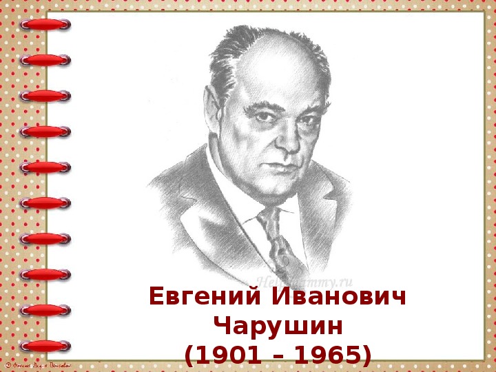 Как мальчик жене научился говорить букву р. Евгений Иванович Чарушин (1901-1965). Портрет Чарушина. Чарушин Евгений Иванович. Чарушин портрет писателя для детей.