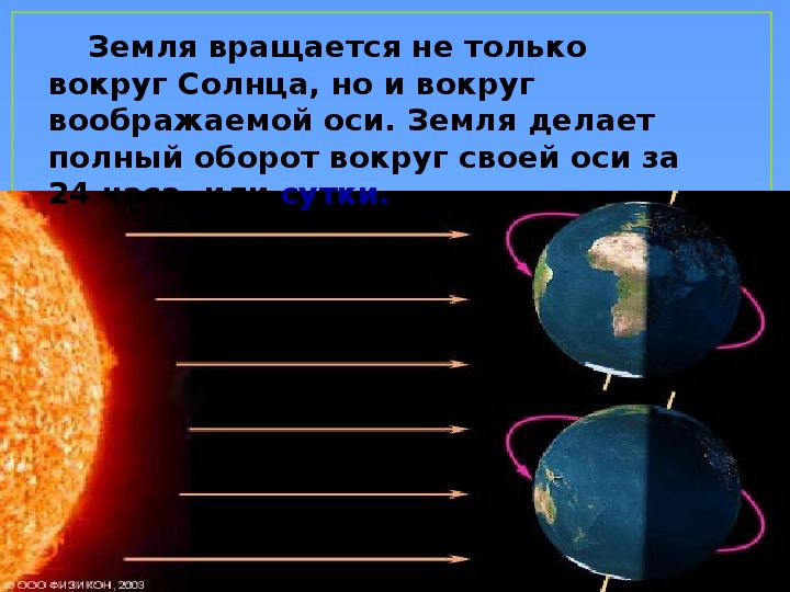 Смена дня и ночи презентация 2 класс презентация