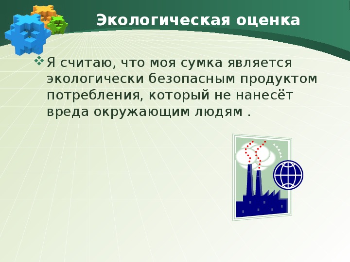 Экологическая оценка проекта